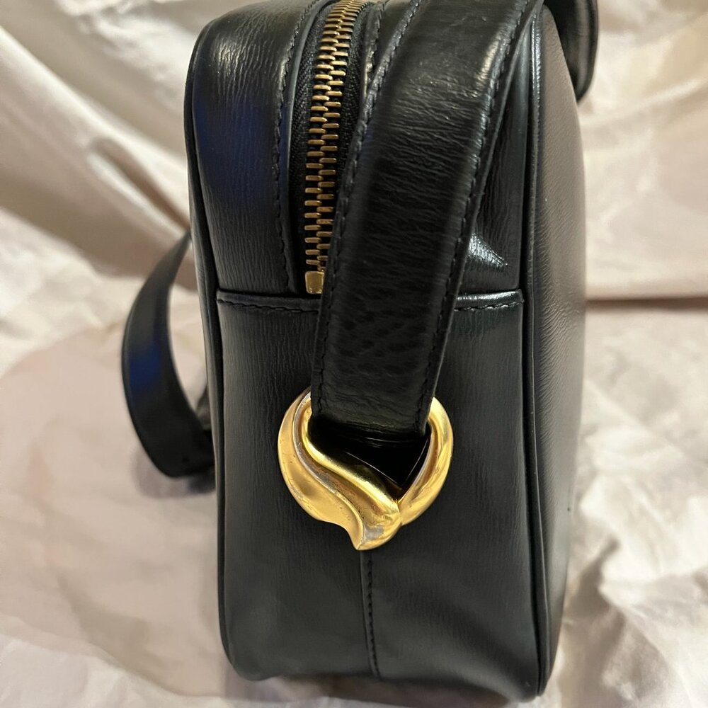 Vintage Lanvin Shoulder Bag - black leather - Picture 6 of 12